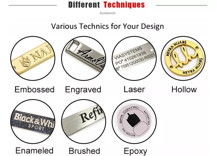 metal label