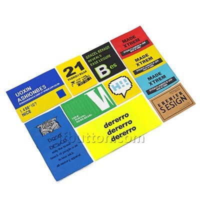 Etichette da cucito personalizzate personalizzate