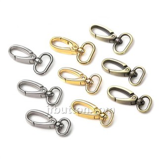 Ganci girevoli dorati per borse
