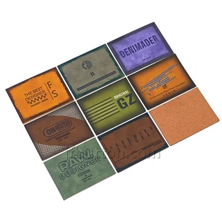 Patch in pelle personalizzata