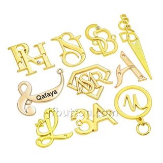 Targhette logo in metallo piccole