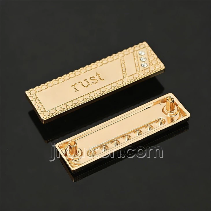 Metal Labels For Purses factory