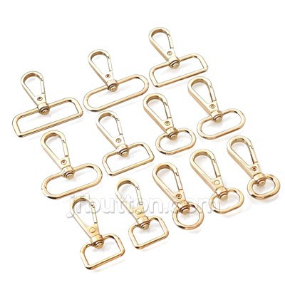 Moschettone girevole in ottone