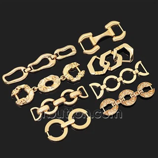 Catena in metallo dorato per costumi da bagno