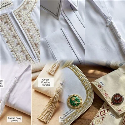 Accessori e rifiniture del Thobe